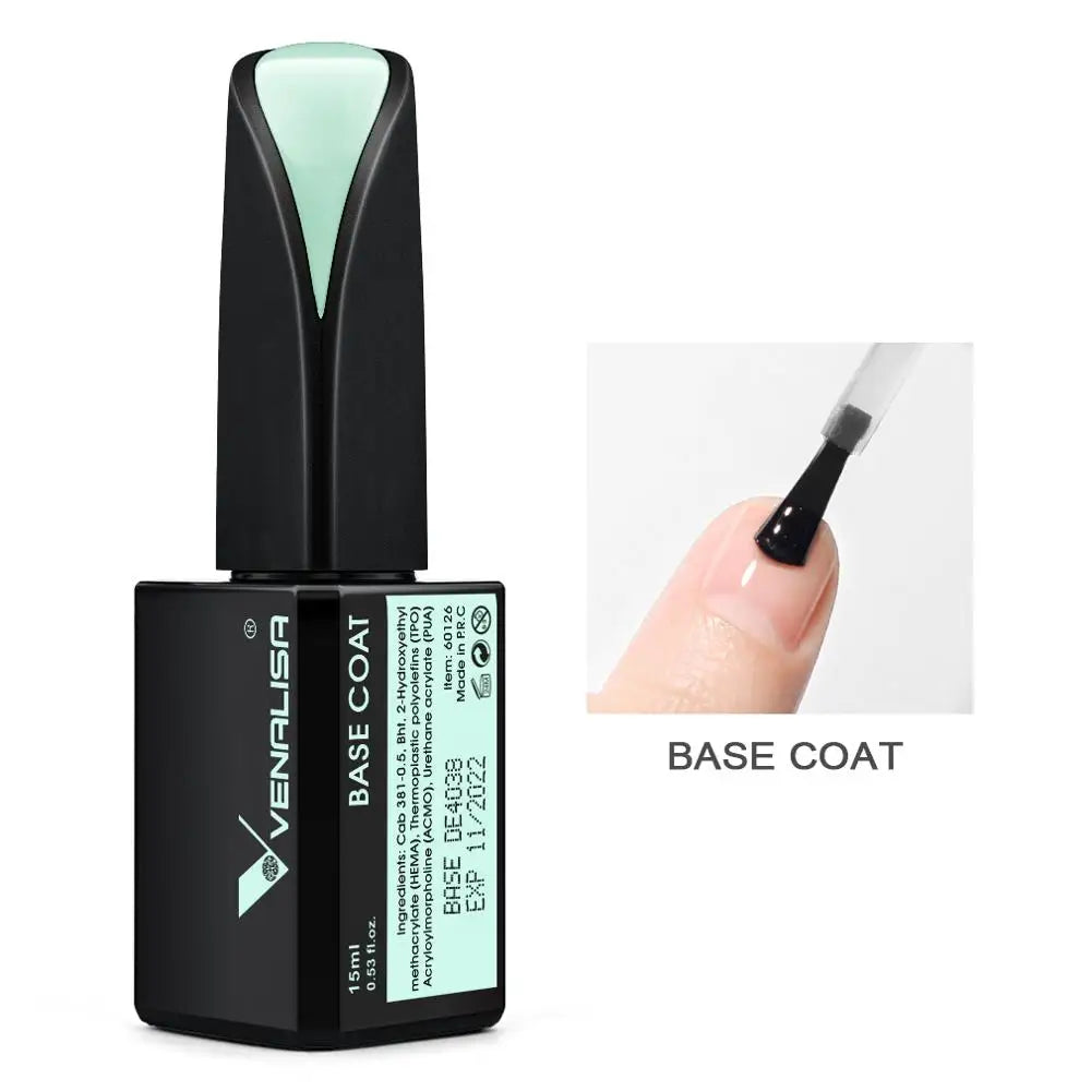 CANNI Base Top Gel Primer Reinfore Gel Long Lasting Matte Super Bright No Wipe Top Nail Gel Polish Clean High Glossy Top Gel
