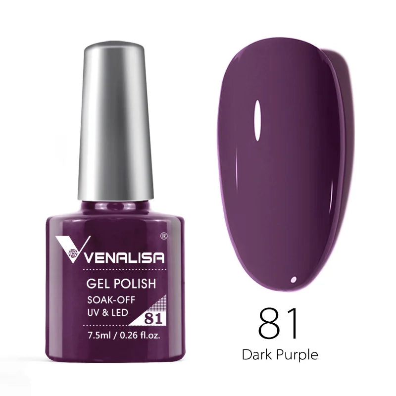 VENALISA Nail Polish Varnish TPO FREE 60 Colors Full Coverage Colors Nail Gel Polish Set CANNI Gel Manicure Soak Off UV Gel