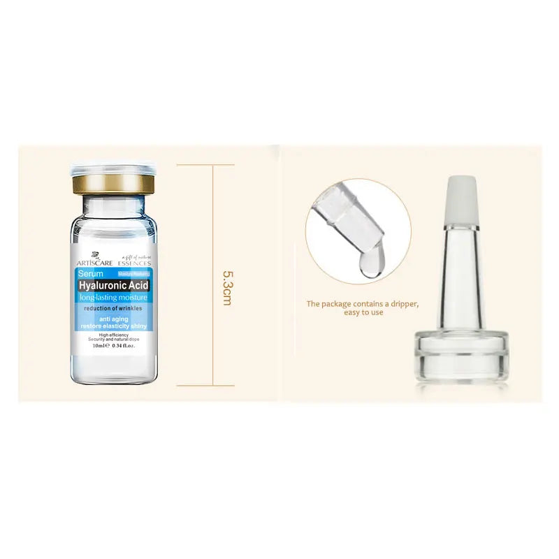 ARTISCARE Hyaluronic Acid Serum VC Essence Face Cream Moisturizing Acne Aging & Wrinkles Repair 10PCS