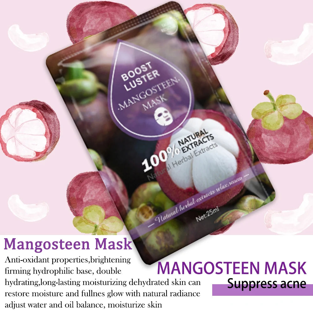 AILKE Whitening Moisturizing Hydration Facial Mask With Vitamin C, Hyaluronic Acid, Anti-wrinkle Face Skin Care Korean Cosmetics