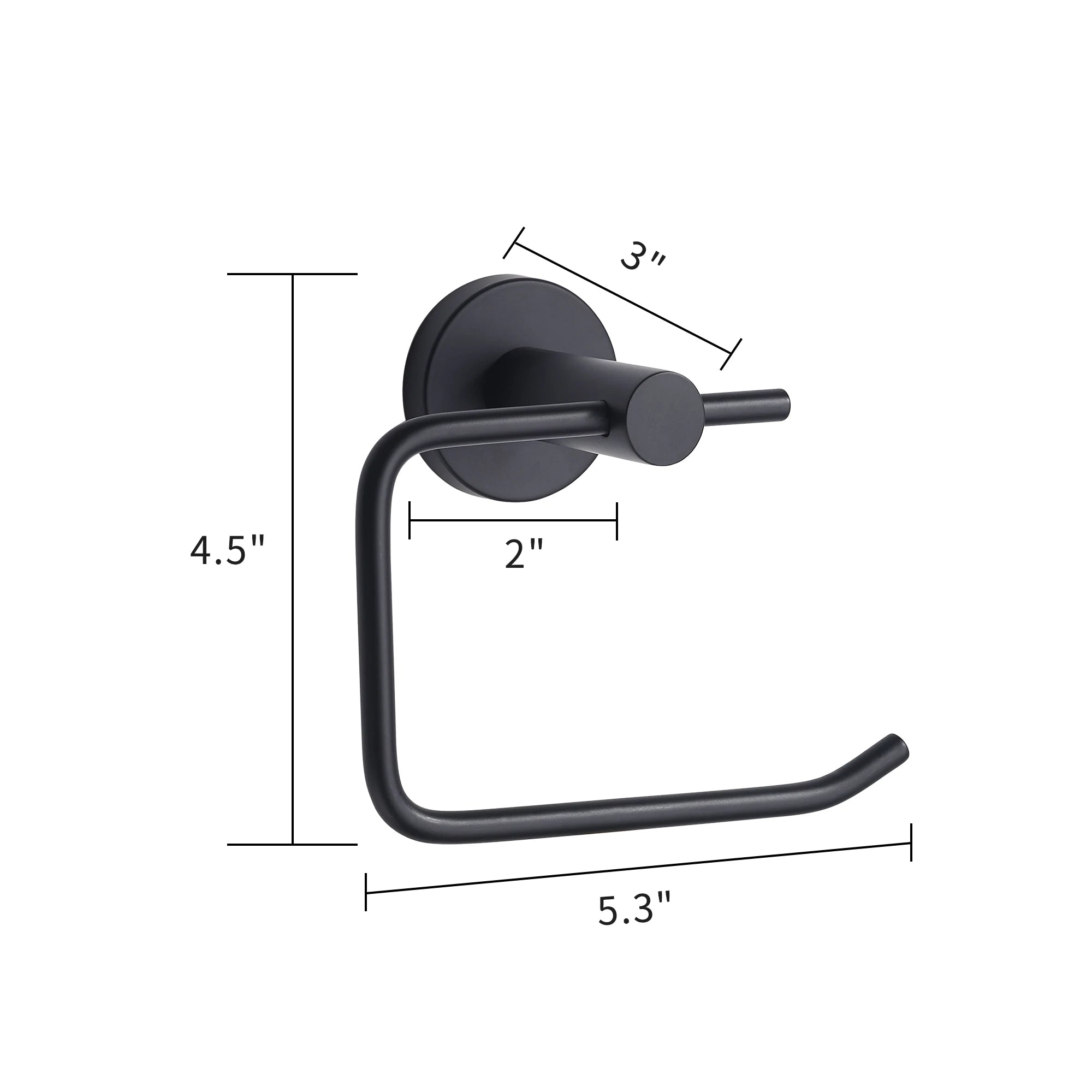 SARIHOSY Stainless Steel Toilet Paper Holder Bathroom Accessories Paper Roll Shelf Towel Rack
