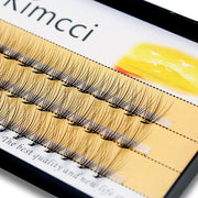 Kimcci 10D 60 Bundles Professional Makeup Individual Cluster EyeLashes Grafting Fake False Eyelashes Extension Individual Lashes