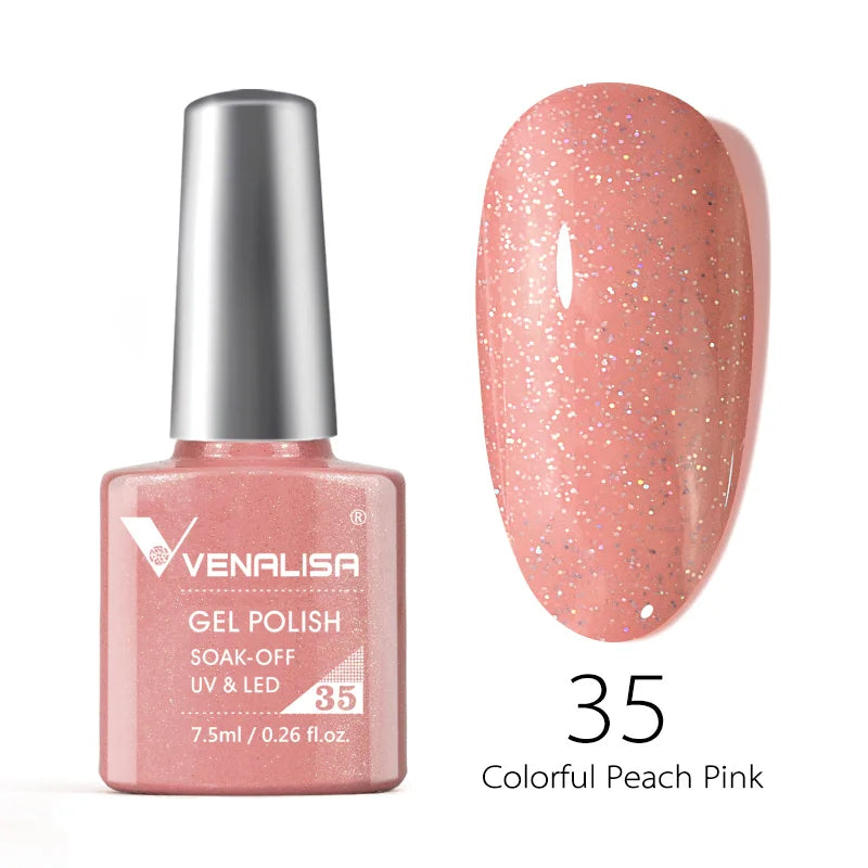 VENALISA Reinforce Thick Base Nail Gel Polish Tempered Nowipe Semi Permanent Gellack 7.5ml Soak off UV LED Organic Gel Varnish