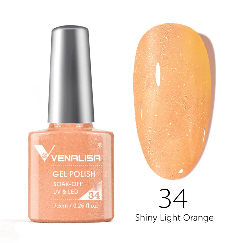 VENALISA Reinforce Thick Base Nail Gel Polish Tempered Nowipe Semi Permanent Gellack 7.5ml Soak off UV LED Organic Gel Varnish