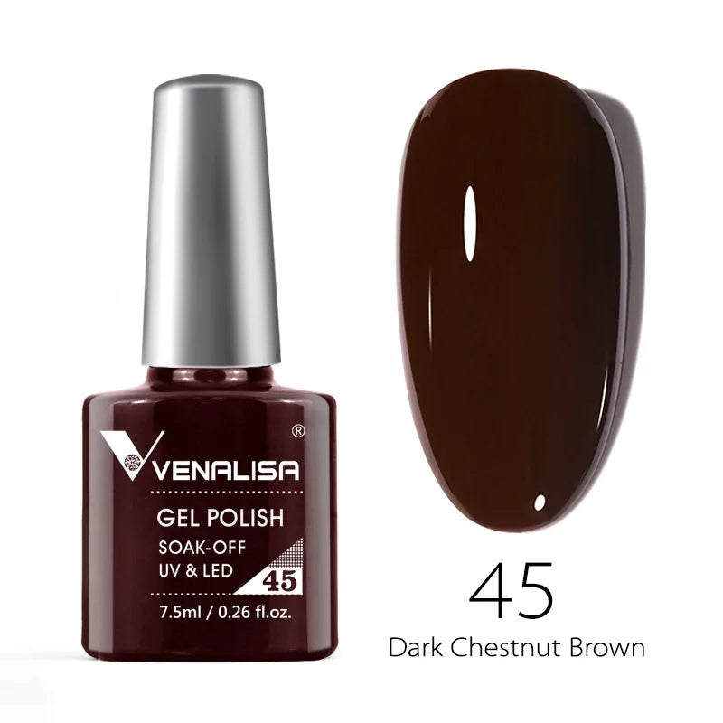 VENALISA Reinforce Thick Base Nail Gel Polish Tempered Nowipe Semi Permanent Gellack 7.5ml Soak off UV LED Organic Gel Varnish