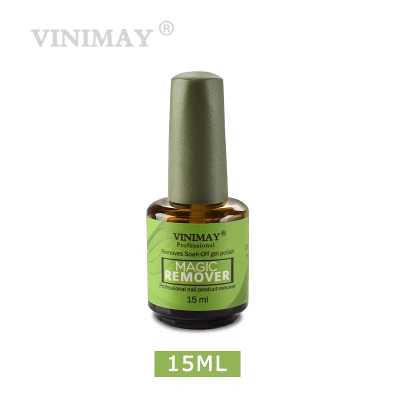 VINIMAY 15ml Burst Magic Remove UV Gel Nail Polish Remover Soak off Nail Art Primer Acrylic Clean Degreaser For Nail Lacquer