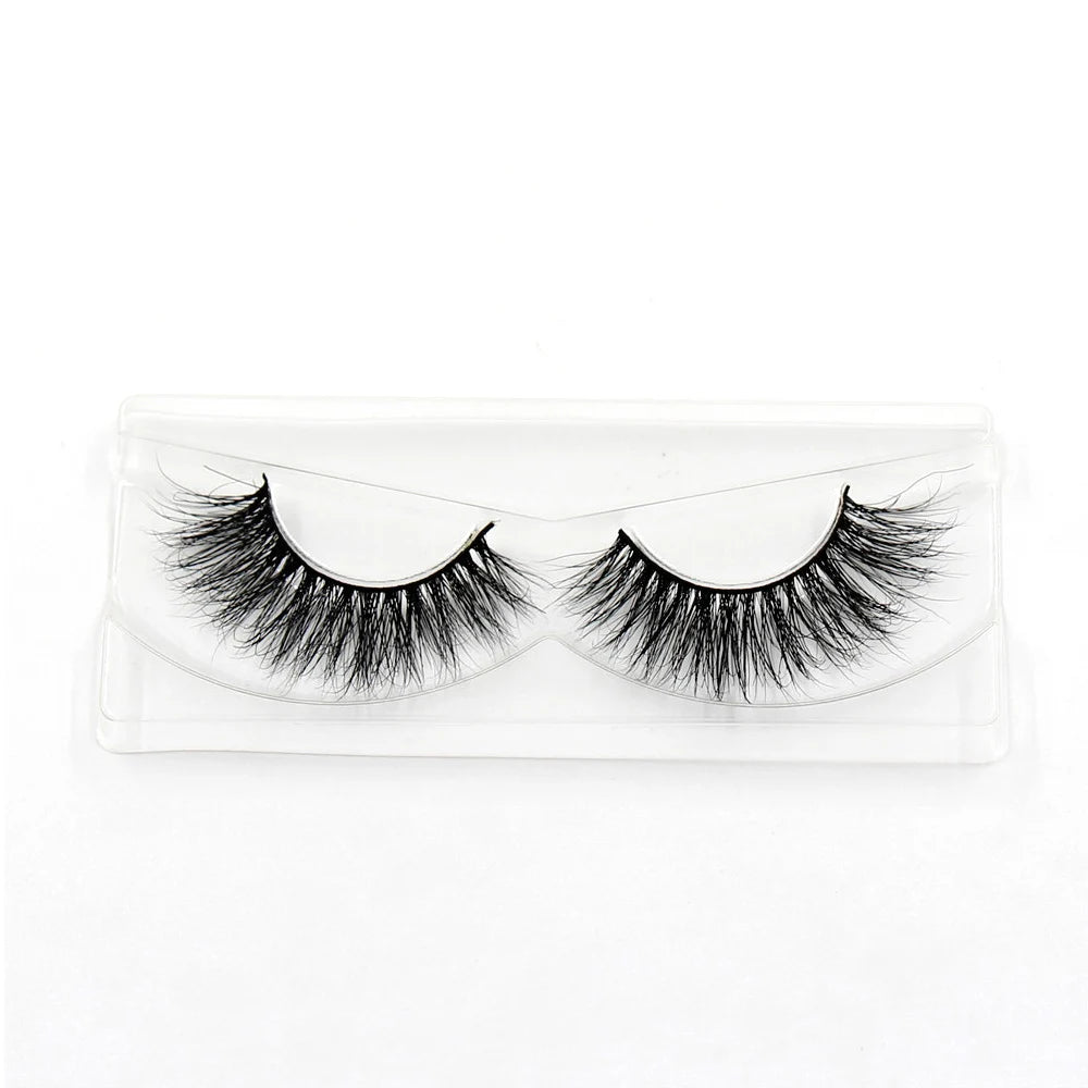 LEHUAMAO 3D Mink Eyelash Fluffy Cross Thick Natural Fake Eyelashes Lashes Dramatic Makeup Eye Lashes Handmade False Eyelash