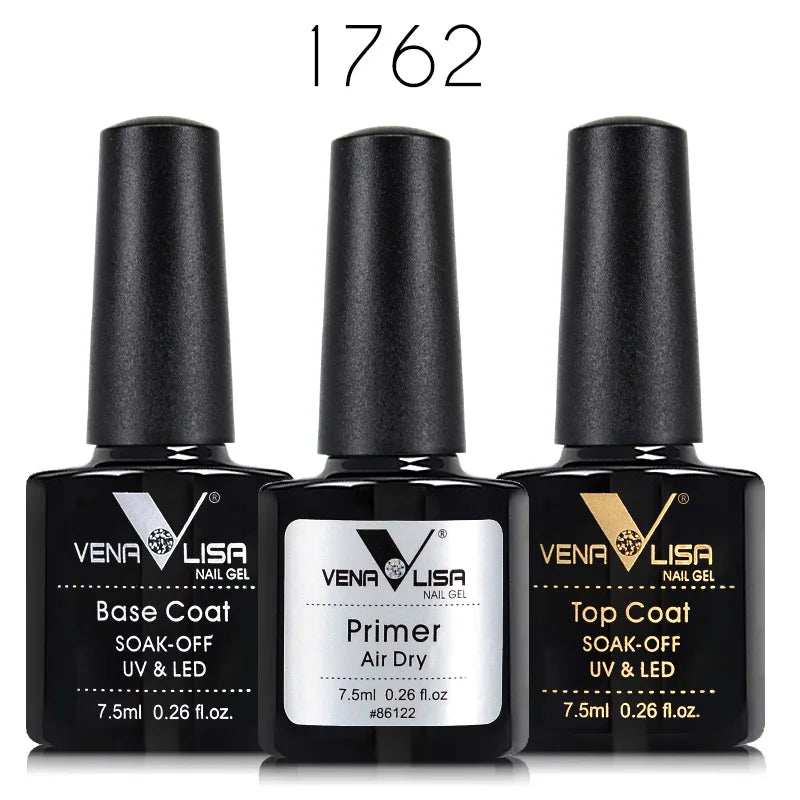 CANNI Base Top Gel Primer Reinfore Gel Long Lasting Matte Super Bright No Wipe Top Nail Gel Polish Clean High Glossy Top Gel