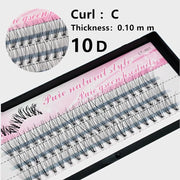 60 Clusters Eye Lashes Professional Makeup Grafting Fake False Eyelashes for Eyelash Extensions False Eyelashes Tabs Wholesale