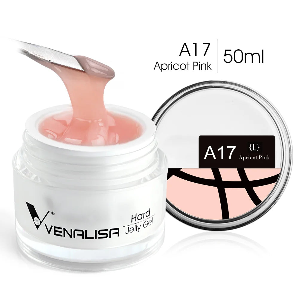 50ml TPO Free Jelly Nail Extension Gel Nail Builder French Nail Gum Venalisa Clear Natural Color Soak Off UV Construction Gel