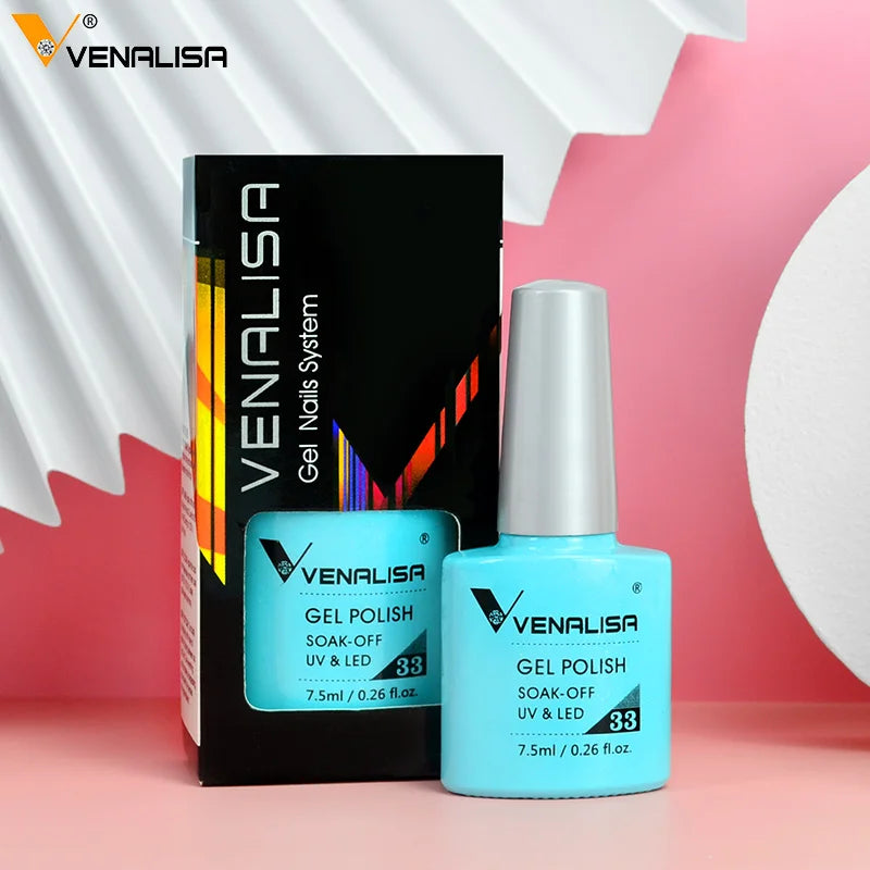 VENALISA Nail Polish Varnish TPO FREE 60 Colors Full Coverage Colors Nail Gel Polish Set CANNI Gel Manicure Soak Off UV Gel