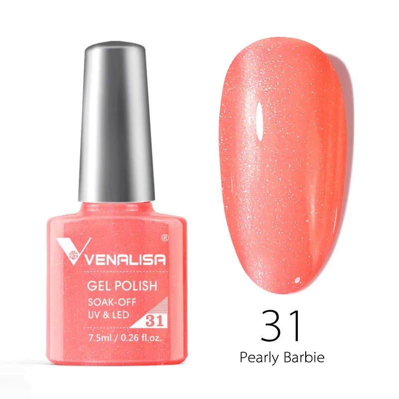 VENALISA Reinforce Thick Base Nail Gel Polish Tempered Nowipe Semi Permanent Gellack 7.5ml Soak off UV LED Organic Gel Varnish