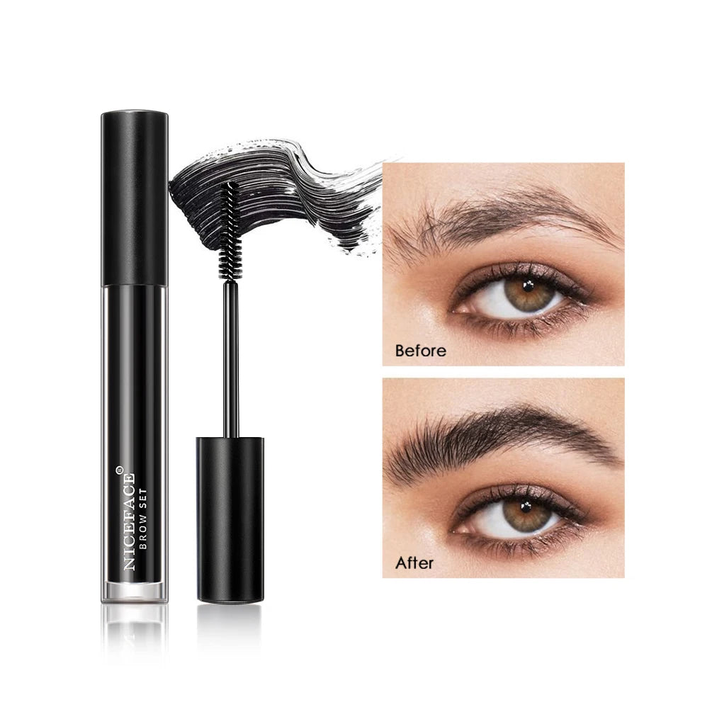 NICEFACE Eyebrow Styling Gel Waterproof Transparent Eyebrow Wax Set Brow Gel For Eyebrow Long-lasting Makeup Eyebrow Sculpt Soap