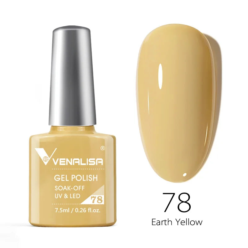 VENALISA Reinforce Thick Base Nail Gel Polish Tempered Nowipe Semi Permanent Gellack 7.5ml Soak off UV LED Organic Gel Varnish
