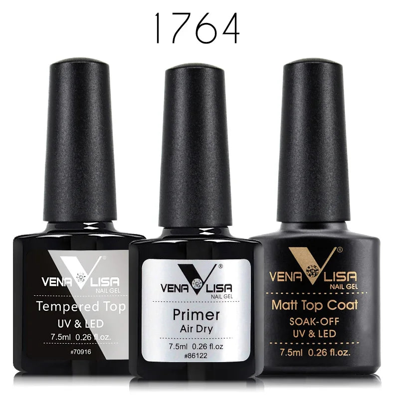 CANNI Base Top Gel Primer Reinfore Gel Long Lasting Matte Super Bright No Wipe Top Nail Gel Polish Clean High Glossy Top Gel
