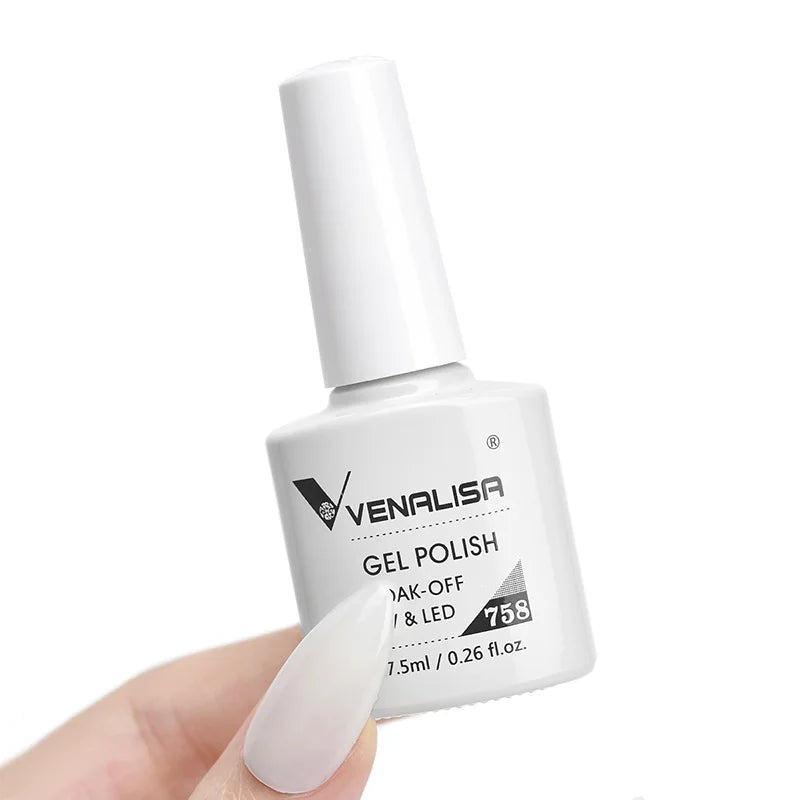 VENALISA Reinforce Thick Base Nail Gel Polish Tempered Nowipe Semi Permanent Gellack 7.5ml Soak off UV LED Organic Gel Varnish