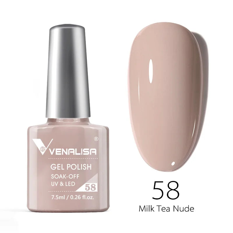 VENALISA Nail Polish Varnish TPO FREE 60 Colors Full Coverage Colors Nail Gel Polish Set CANNI Gel Manicure Soak Off UV Gel