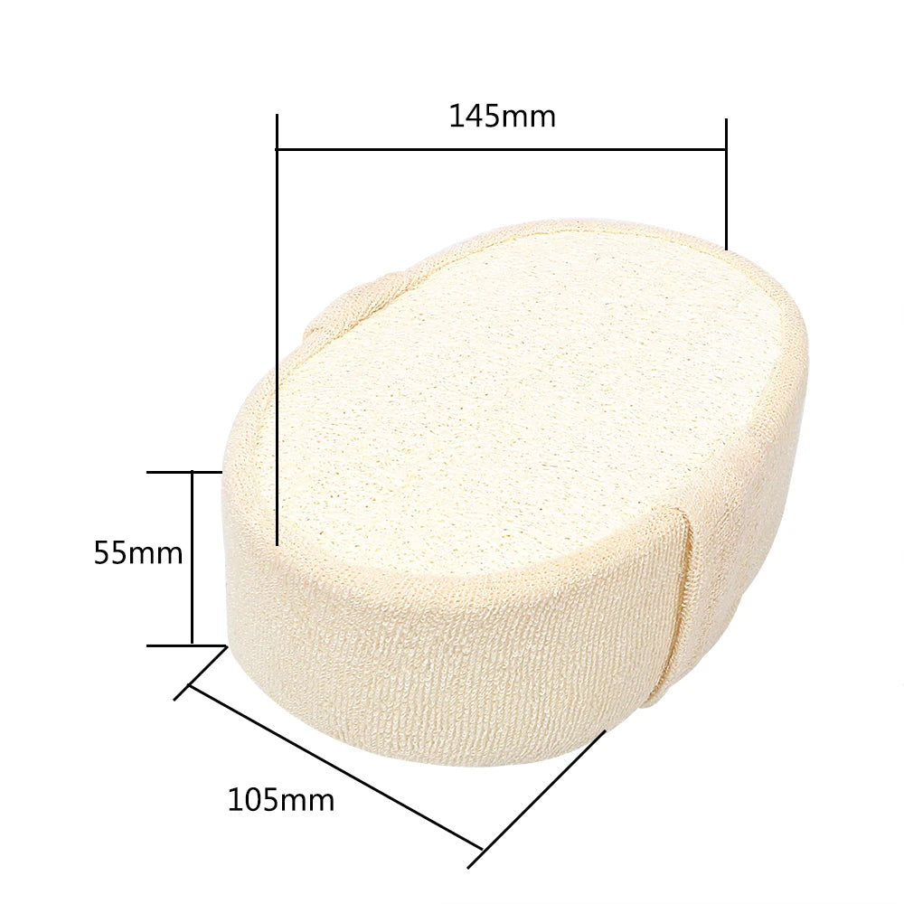 Natural Loofah Shower Rub Exfoliate Bath Sponge Bath Ball Healthy Massage Healthy Massage Brush Bath Brushes