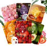 AILKE Whitening Moisturizing Hydration Facial Mask With Vitamin C, Hyaluronic Acid, Anti-wrinkle Face Skin Care Korean Cosmetics