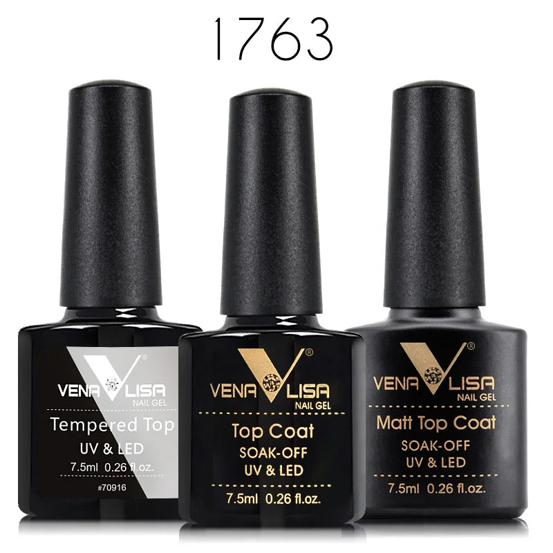CANNI Base Top Gel Primer Reinfore Gel Long Lasting Matte Super Bright No Wipe Top Nail Gel Polish Clean High Glossy Top Gel