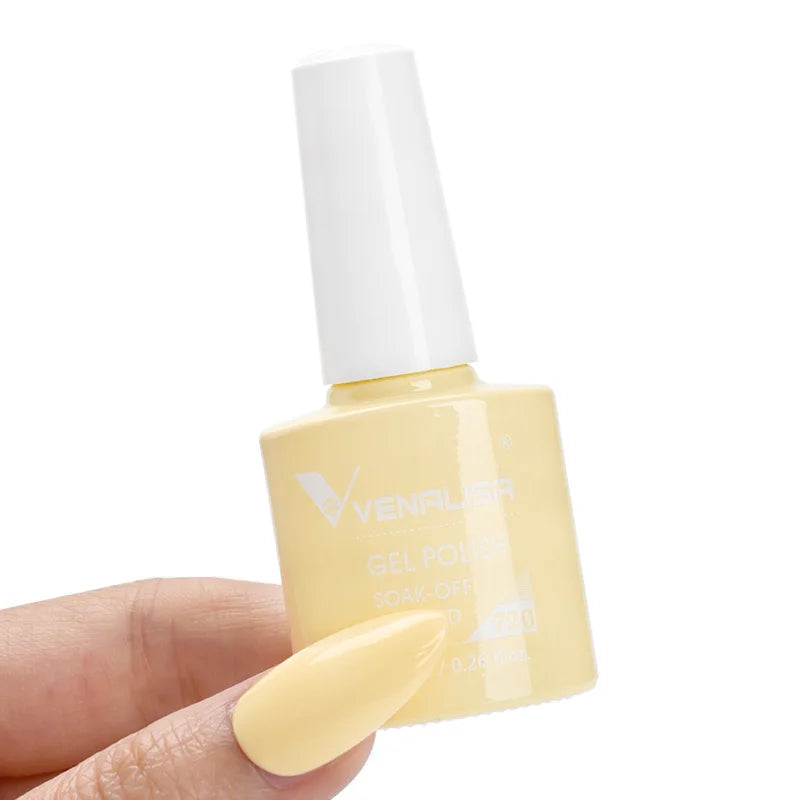 VENALISA Reinforce Thick Base Nail Gel Polish Tempered Nowipe Semi Permanent Gellack 7.5ml Soak off UV LED Organic Gel Varnish