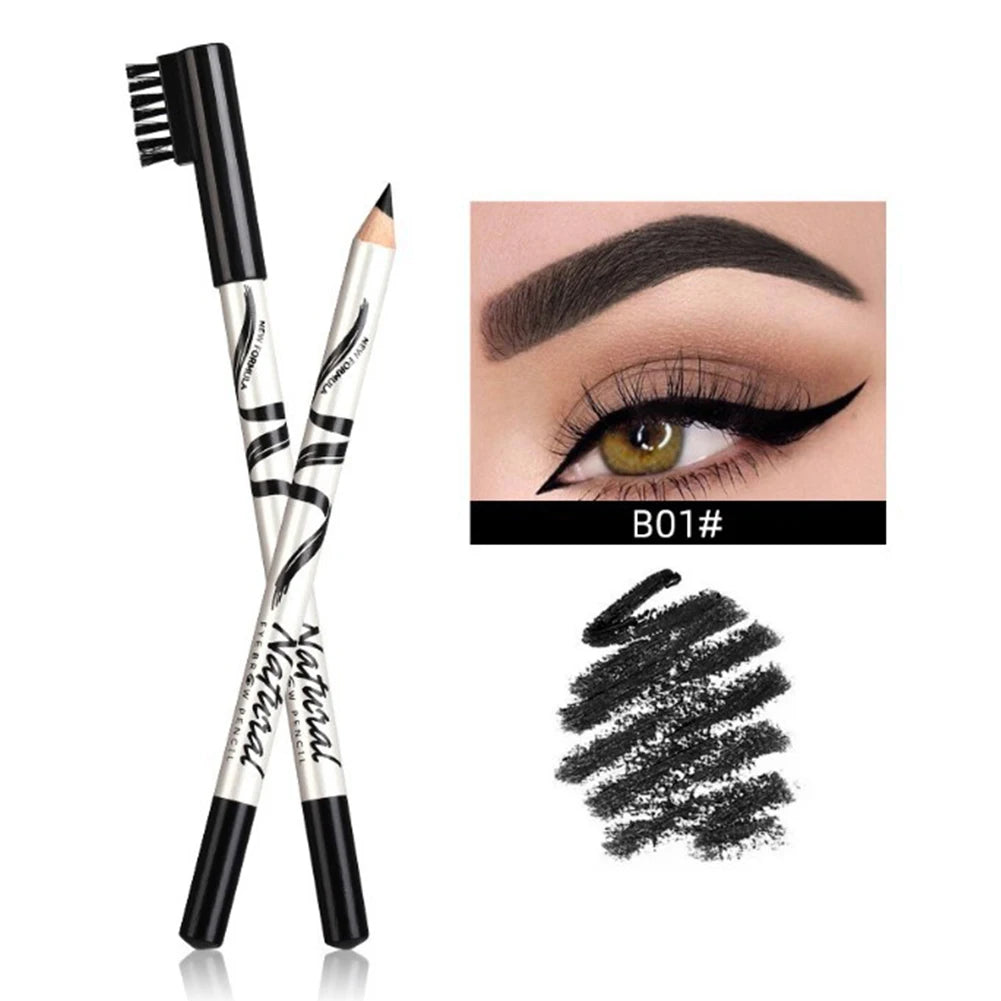 1PC Microblading Eyebrow Pen Waterproof Permanent Makeup Eye brow Pencil Positioning Lip Dark Brown Eyebrow cejas maquillaje