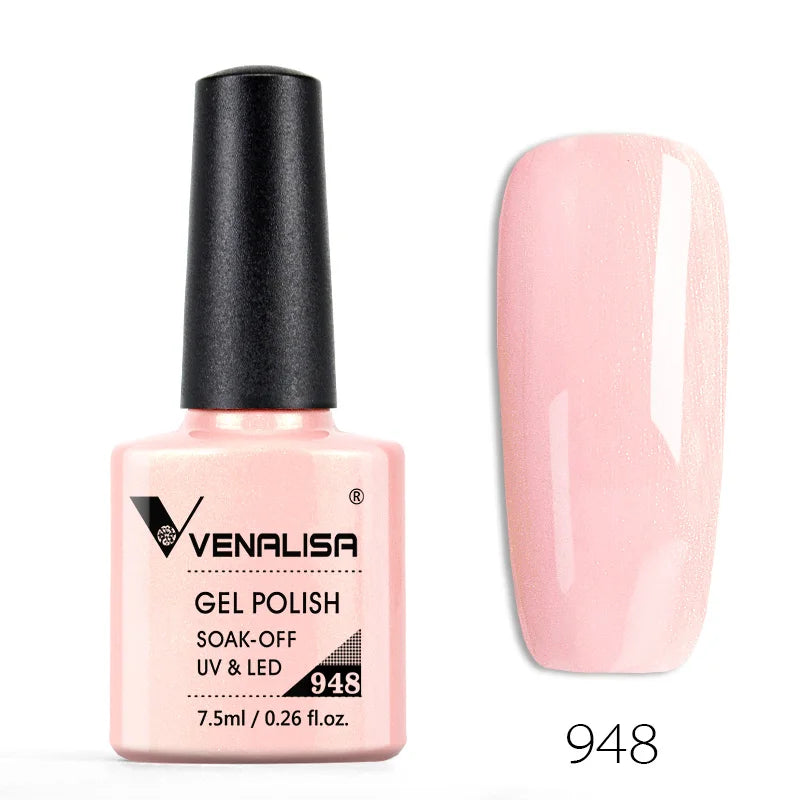 VENALISA Reinforce Thick Base Nail Gel Polish Tempered Nowipe Semi Permanent Gellack 7.5ml Soak off UV LED Organic Gel Varnish