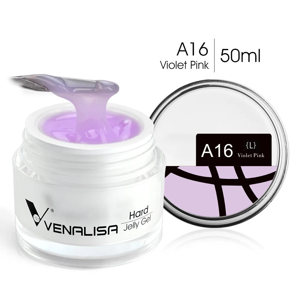 50ml TPO Free Jelly Nail Extension Gel Nail Builder French Nail Gum Venalisa Clear Natural Color Soak Off UV Construction Gel