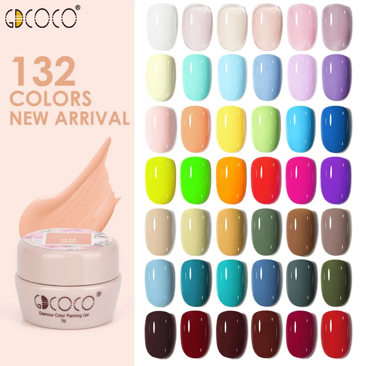Venalisa Silver Gold Metal Super Mirror Effect Painting Gel GDCOCO Pure Color Neon Gemstone Soak Off UV LED Nail Gel Lacquer