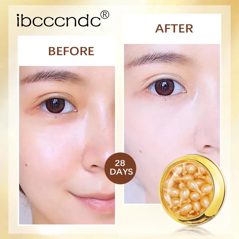 Retinol Capsule Essence Facial Brighten Serum Moisturizing Nourishing Anti-Wrinkle Vitamin E Face Serum Hyaluronic Acid Skincare