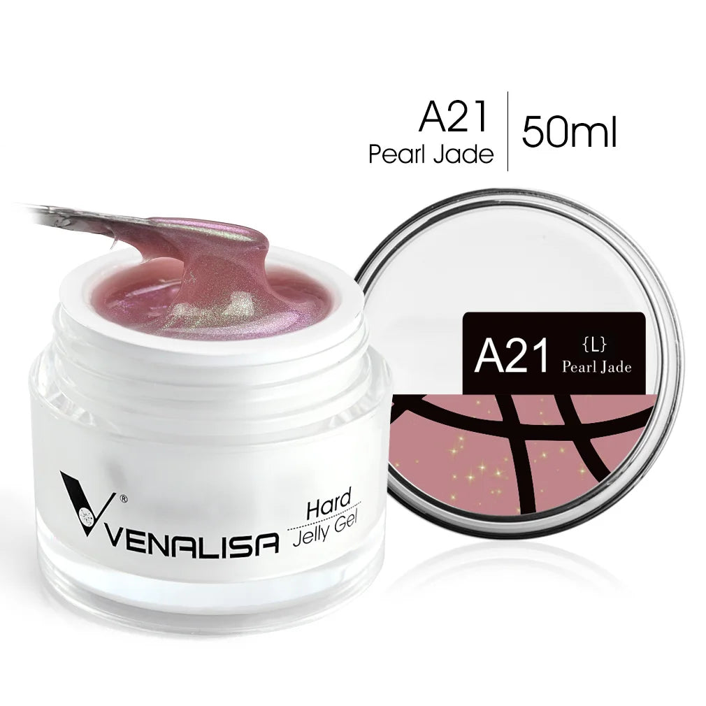 50ml TPO Free Jelly Nail Extension Gel Nail Builder French Nail Gum Venalisa Clear Natural Color Soak Off UV Construction Gel