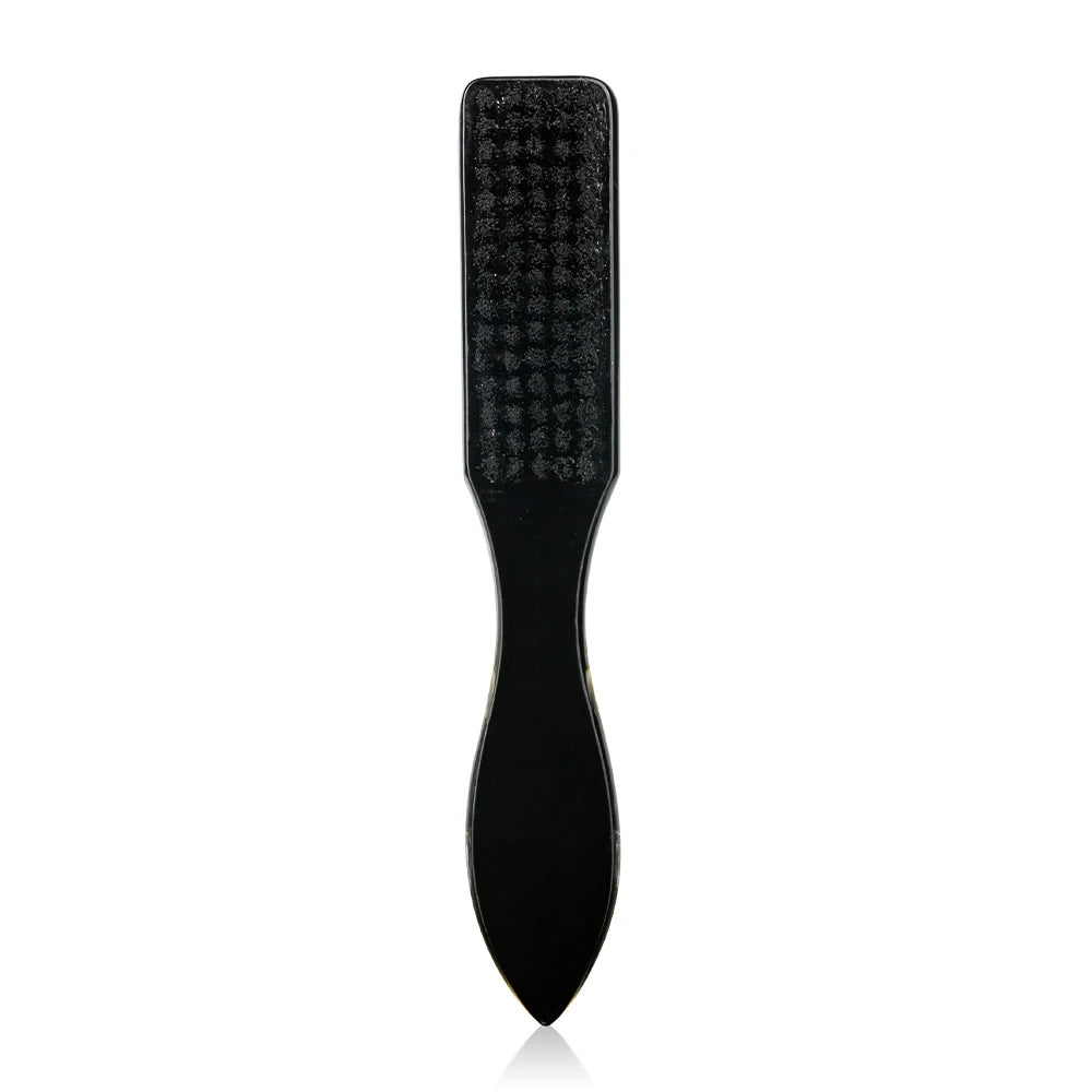 CestoMen Soild Wood Professional Fade Brush Barber Neck Sweeping Brush Comb Haircut Accessories Facial Cleaning Tools For Men