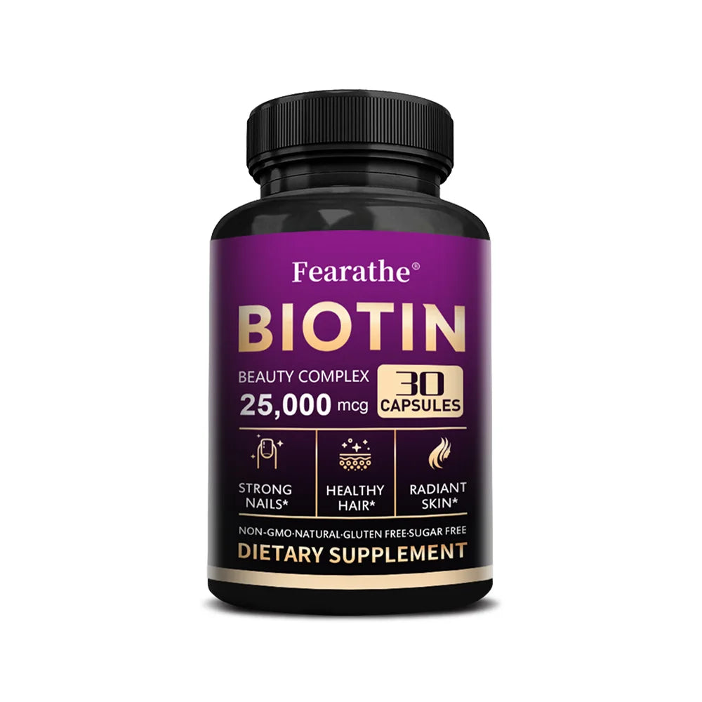 Biotin | Collagen | Keratin Supplement - Hair Growth Support, Skin & Nails, Antioxidant, Increase Skin Elasticity