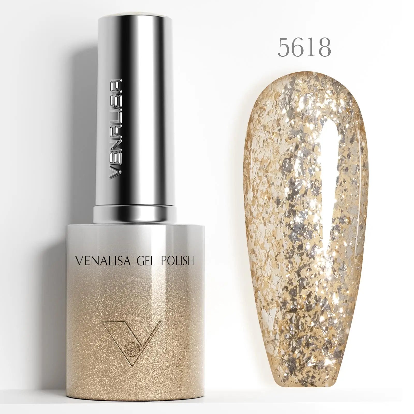 VENALISA 10ml Cat Eye Gel Nail Polish Ultra Sparkle Glitter Gel HEMA FREE TPO FREE Semi Permanent UV LED Soak Off Nail Manicure