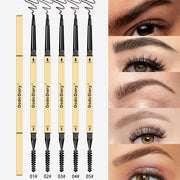 2 In 1 Deluxe Golden Strip Eyebrow Pencil Long-Lasting Waterproof for Precise Application Line Color Delicate Makeup