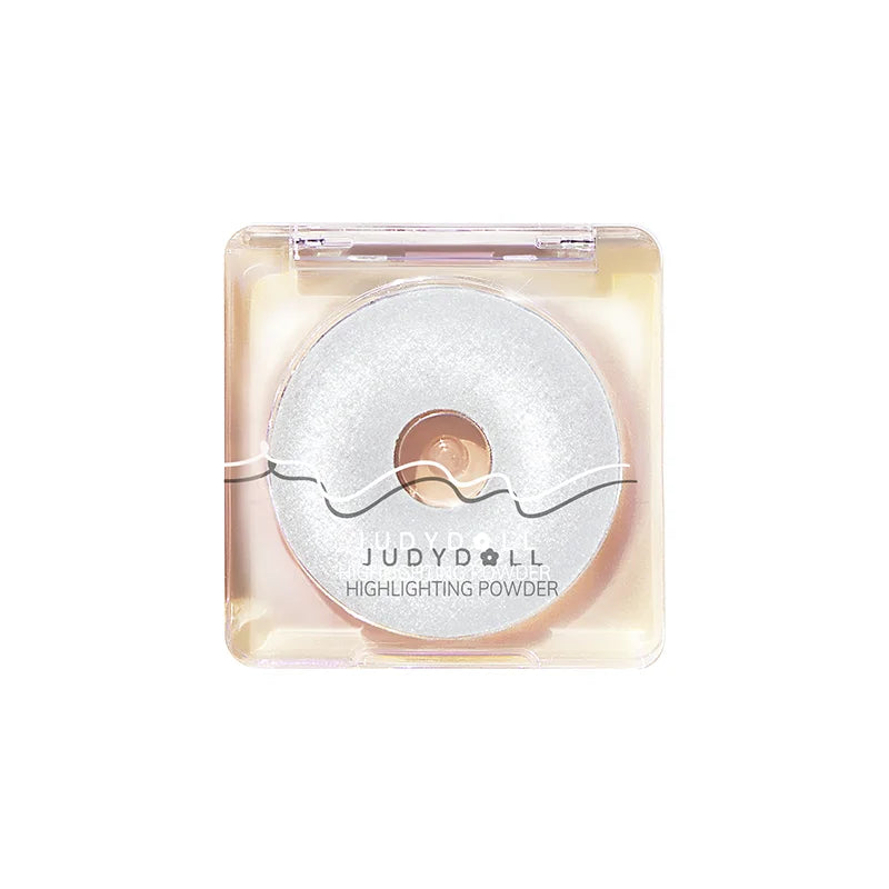Judydoll Matte Highlighter Powder, Soft Glow, Diamond Shimmer, Body & Face, Buildable, Long-Lasting, Lightweight, Natural Radiance
