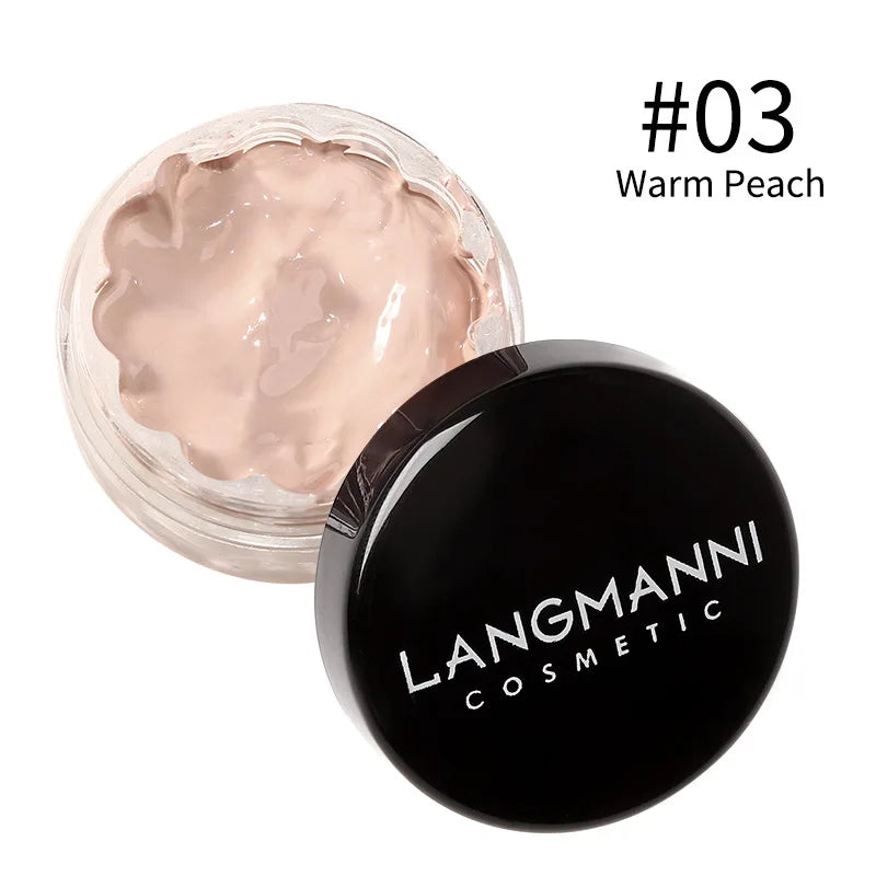 Full Coverage Liquid Concealer Waterproof Foundation Makeup Base Long Lasting Cream for Dark Circles Acne Natural Matte