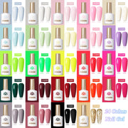 BORN PRETTY 10ML Nail Gel Polish Soak Off UV LED Semi Permanent Nail Salon Home Design French Nails Manicure Gel Nails