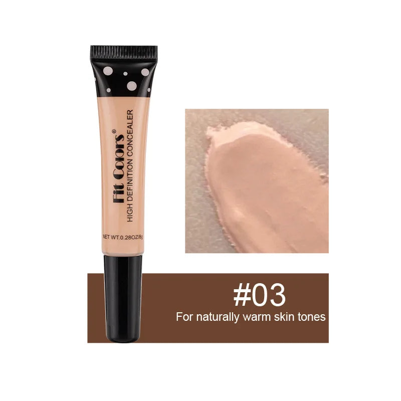 Concealer for Dark Skin Under Eye Corrector Waterproof Concealer Blemish Cover Contour Corrector Tube Concealer Melanin Makeup