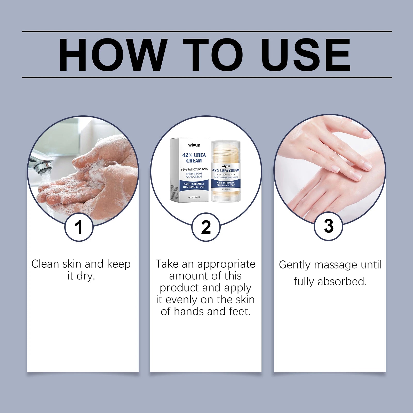 42% Urea Foot Cream + 2% Salicylic Acid Intensive Hydrating Foot And Hand Care Moisturizing Foot Cream And Hand Cream