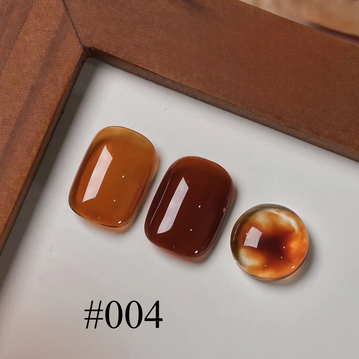 1-6pcs PSK Tortoiseshell Amber Gel Nail Polish 2026 New Autumn Popular Maillard Brown Semi Transparent Amber Dyeing Gel NaIl Art