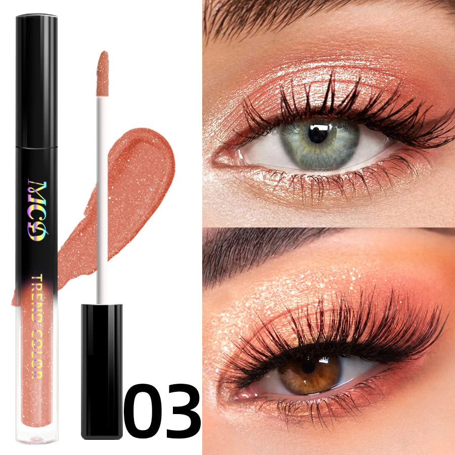 1PC Waterproof Liquid Eyeshadow Pen 13 Colors - High Shine  Long-Lasting & Smudge-Proof Makeup Gifts Looks glitter Eye Cosmetic