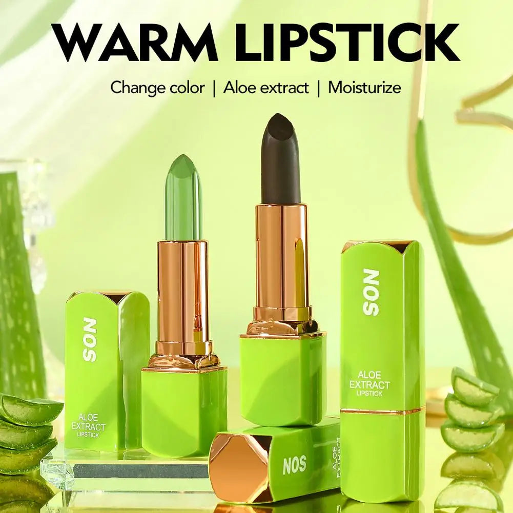 Color Changing Tinted Lip Balm Lipstick Aloe Vera Lipstick Moisturizing Long Lasting Lipsticks Lip Balm