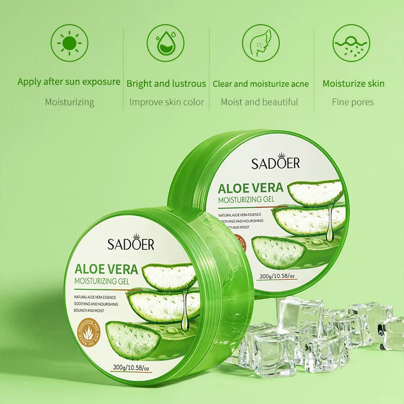 300g Aloe Gel Gel Moisturizing Facial Brightening Skin Care Product