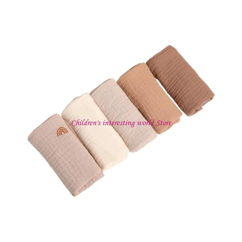 5Pcs Baby Wipes Cloths Handkerchief Square Drool Bibs Washcloths Nursing Towel Baby Wipe Breathable Face Towel for Baby 425F