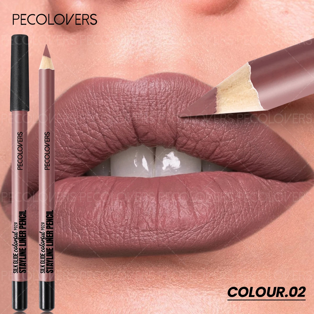 1PC Matte Lipliner, Second Back Lip Contour, Plump and Charming Lips, Non Drying, Waterproof, Lip Cosmetics,