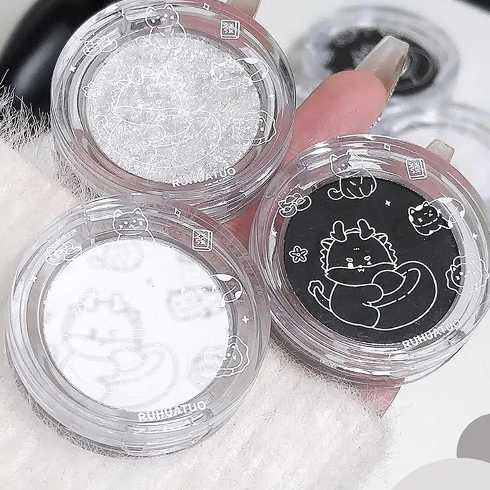 Highlight face brightening palette, natural luster, with pearlescent luster, long-lasting shiny fluorescence, fine powder