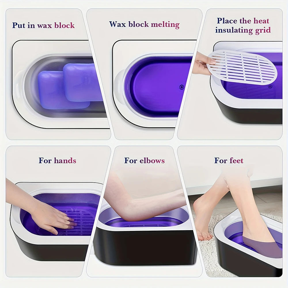 Vliife 4 Color Paraffin Wax Hand/Foot Masks Paraffin Wax Spa Gloves/Socks For Moisturizing And Hydrating- No Power or Batteries