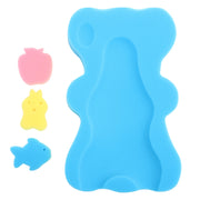 Thick Sponge Baby Bath Mat Infant Bath Cushion Quick Drying Skid Proof Bathing Mat Bath Sponge Newborn Support Mother Kids Baby