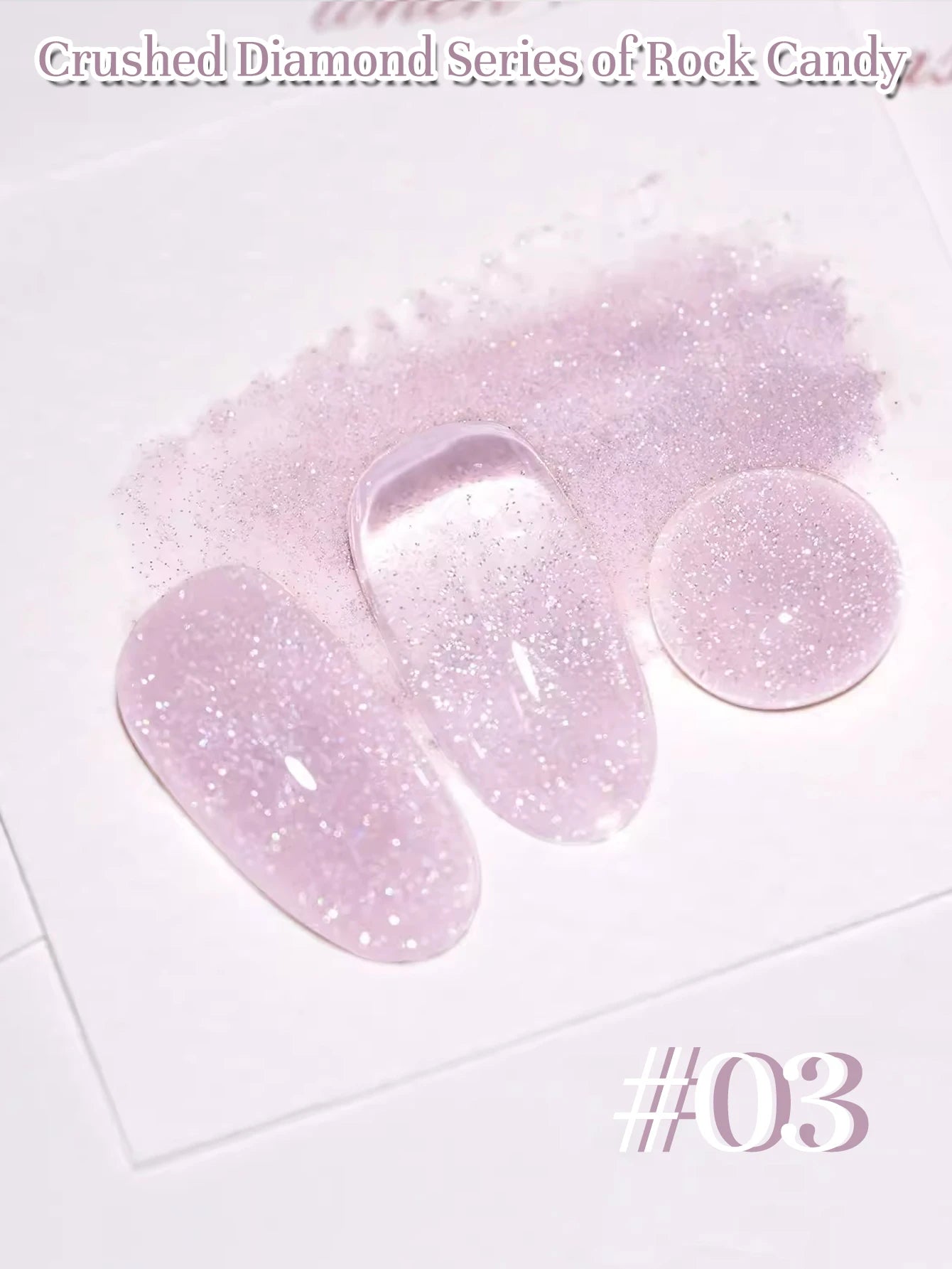 MIANEL 12ML Rock Sugar Crushed Diamond Gel Nail Polish Pink Glitter Nail Polish Top Selling Pink Nails Summer Nails 1-12pcs